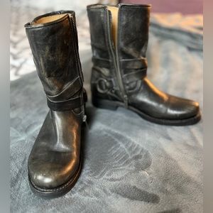 Frye Veronica Harness Short Moto Boots